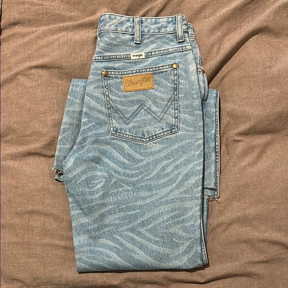 Wrangler Zebra Patterned Jeans
